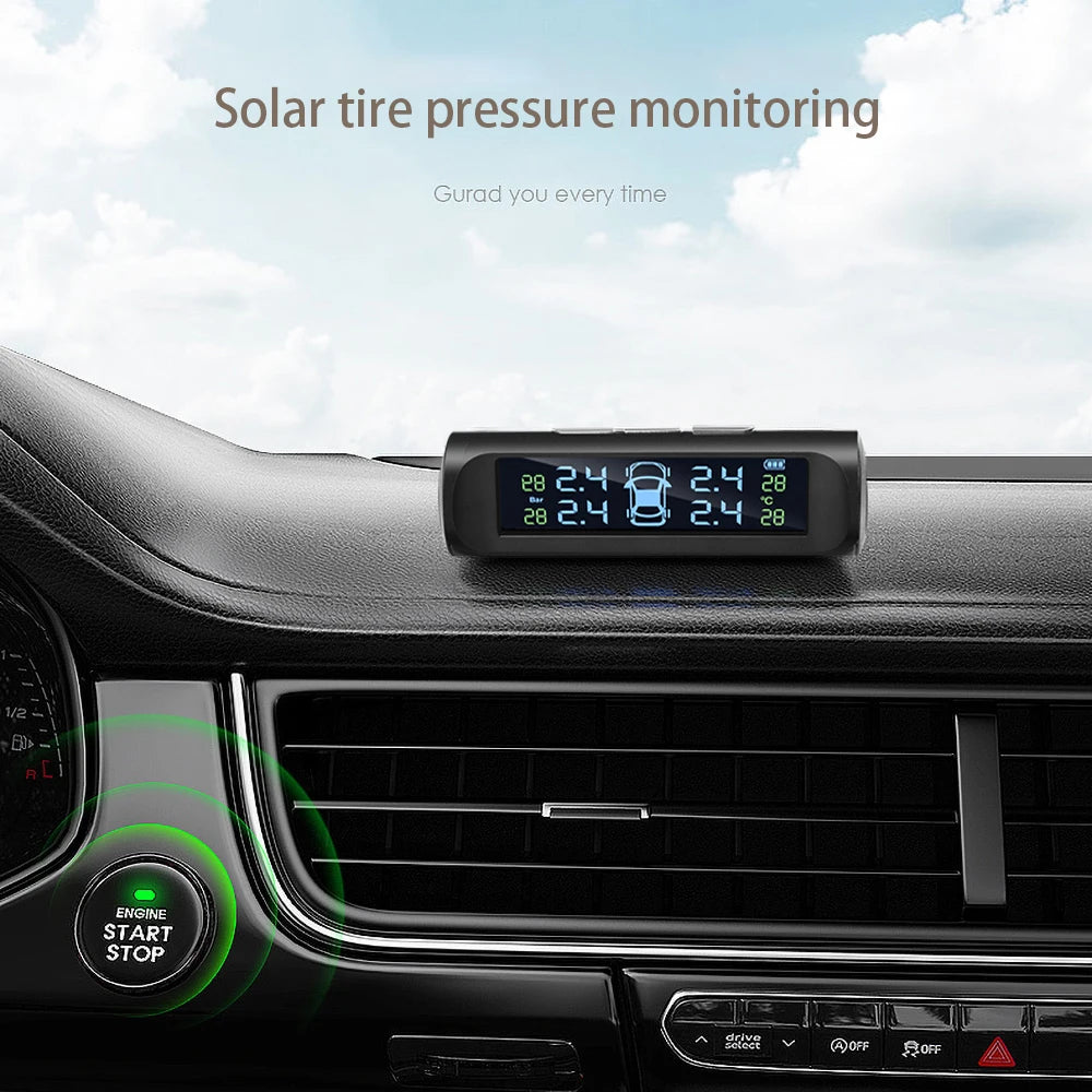 RideSmart™ AutoGuard Pro Wireless TPMS with Dual USB/Solar Charging