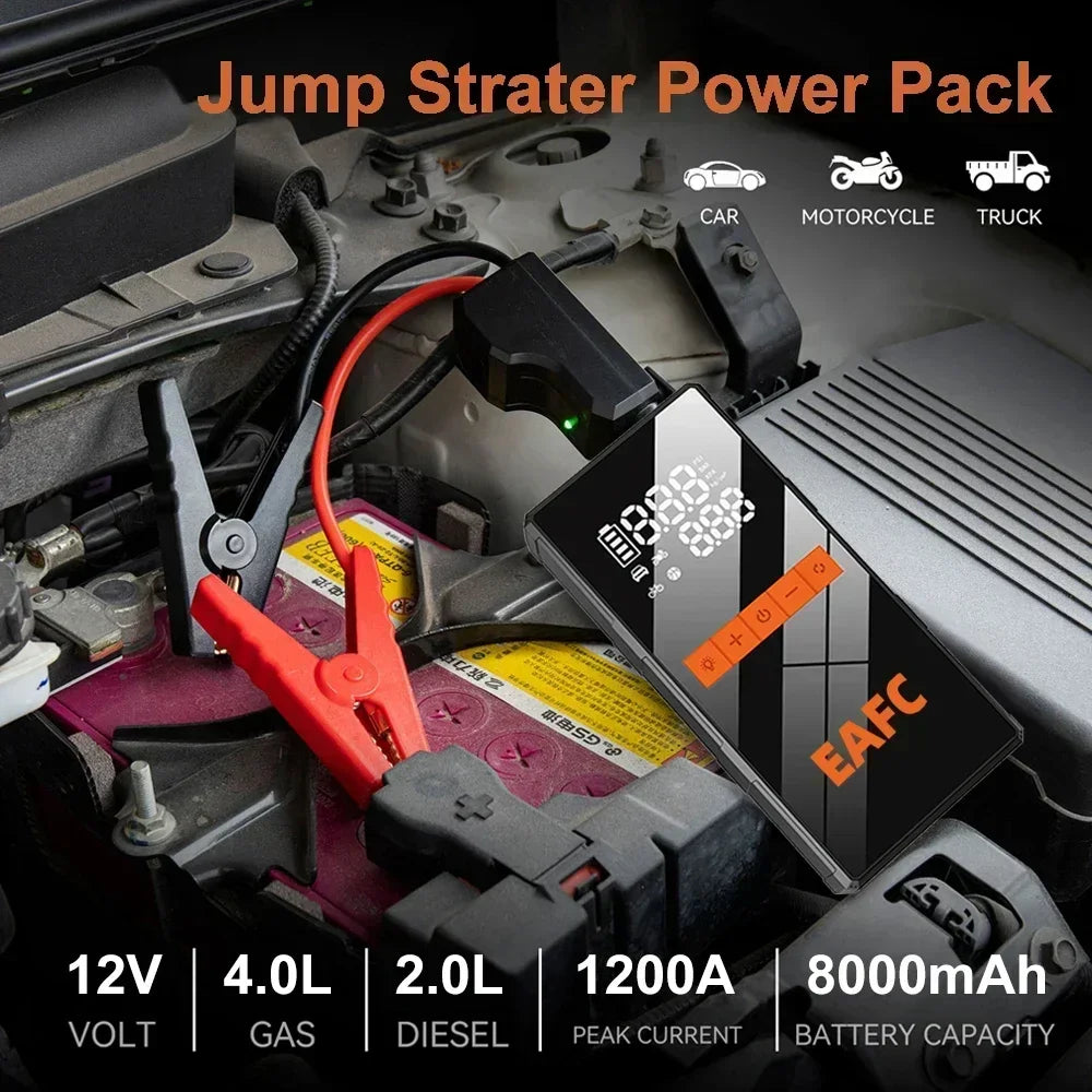 RideSmart™ MultiFunction Auto Assist: Jump Starter, Air Compressor, Power Bank